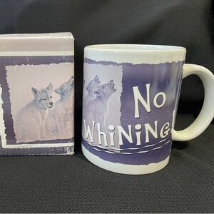Leanin Tree Coffee Mug Ceramic Gift Mug "No Whining!" Novelty Coffee Mug NOS